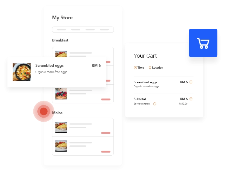 Simple Online Food Ordering and Payment
