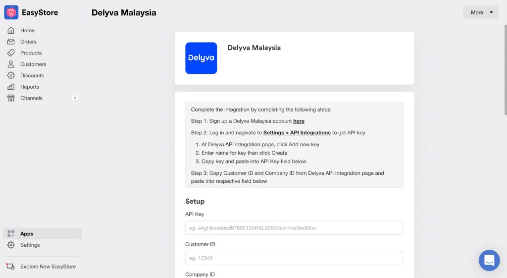 easystore shipping delivery malaysia