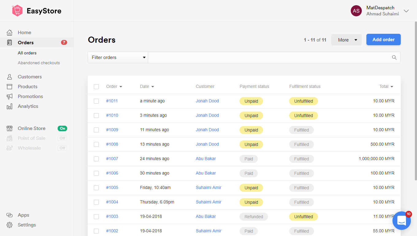 Delyva Integration with Shopify
