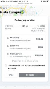 Maynuu - Select delivery service provider
